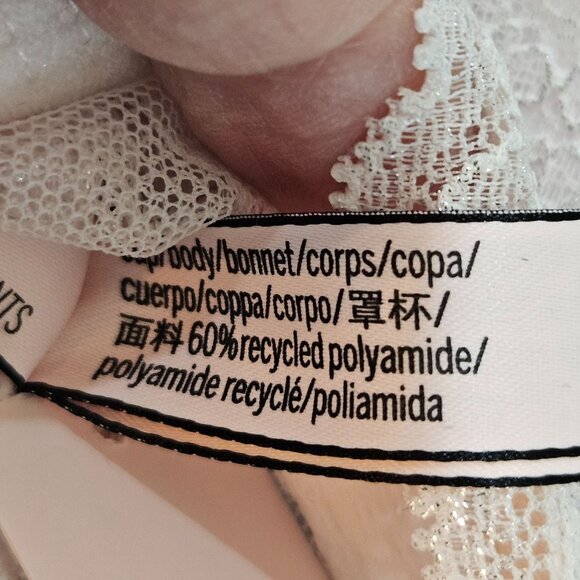 NEW! Victorias Secret Allure Lace Corset Top Medium In Blush Pink - Picture 10 of 10